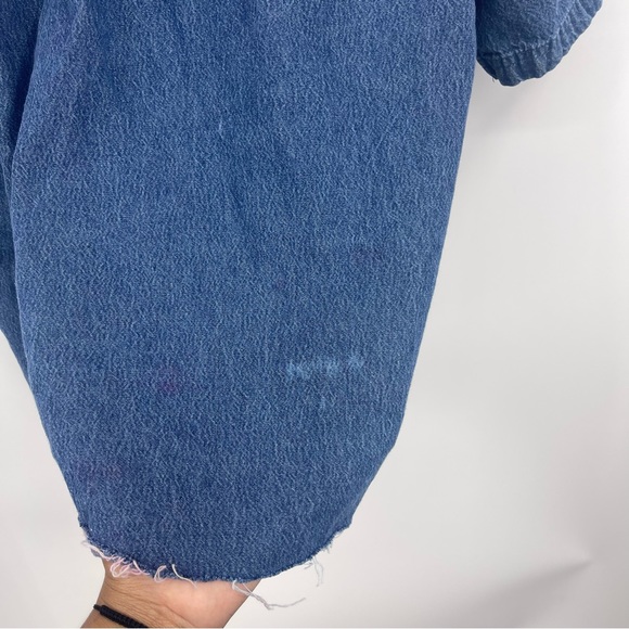 Denim Western Shirt SZ L - Picture 4 of 8